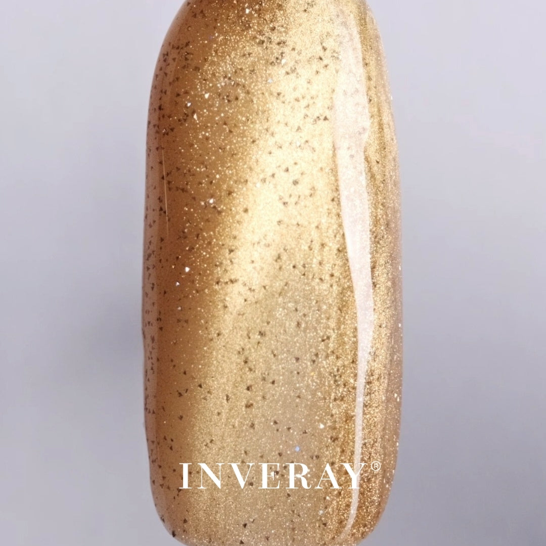 278 Inveray UV/LED Gel Nail Polish N°278 GOLDEN ECLIPSE (cat eye) 10ml