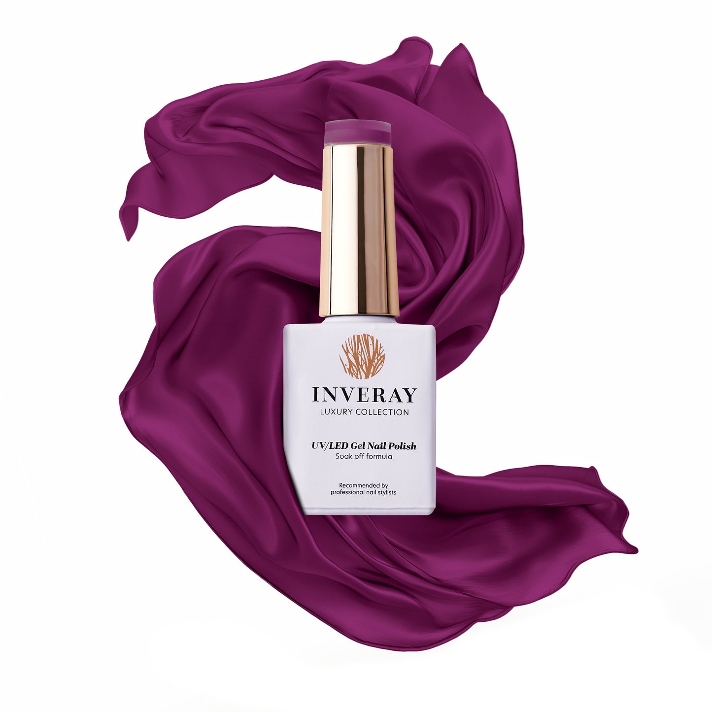 Inveray UV/LED Gel Nail Polish Luxury Collection N°279 PLUM ROYALE 10ml