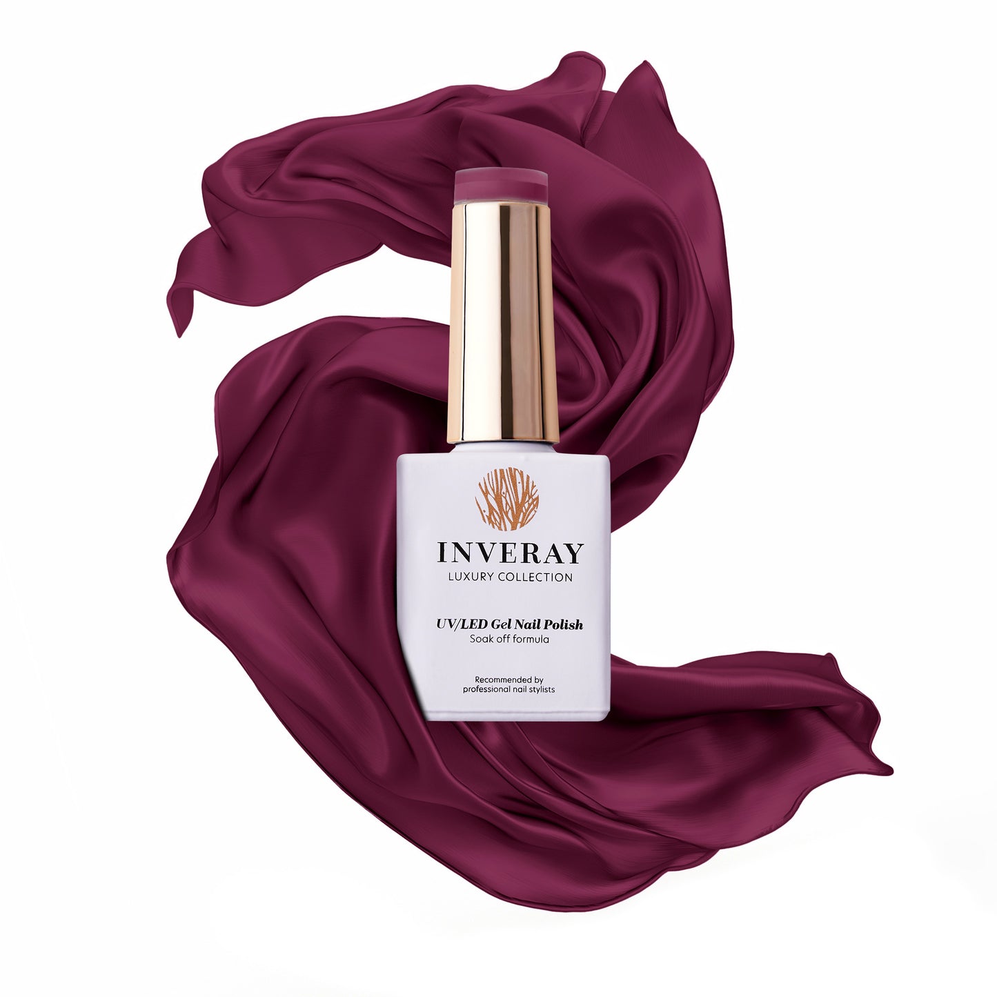 Inveray UV/LED Gel Nail Polish Luxury Collection N°280 CHOCOLATE BERRY 10ml