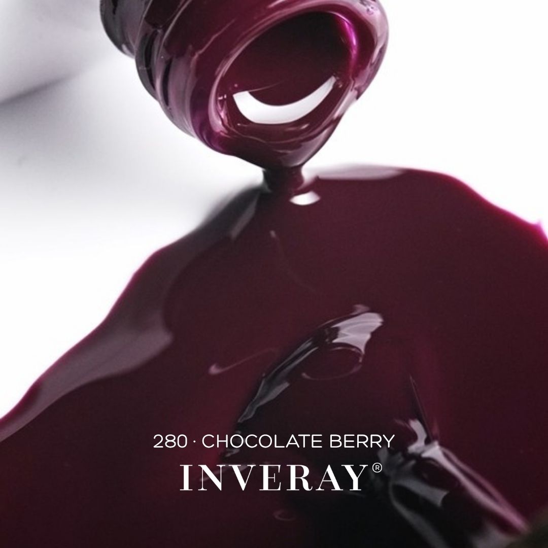 280 Inveray UV/LED Gel Nail Polish Luxury Collection N°280 CHOCOLATE BERRY 10ml