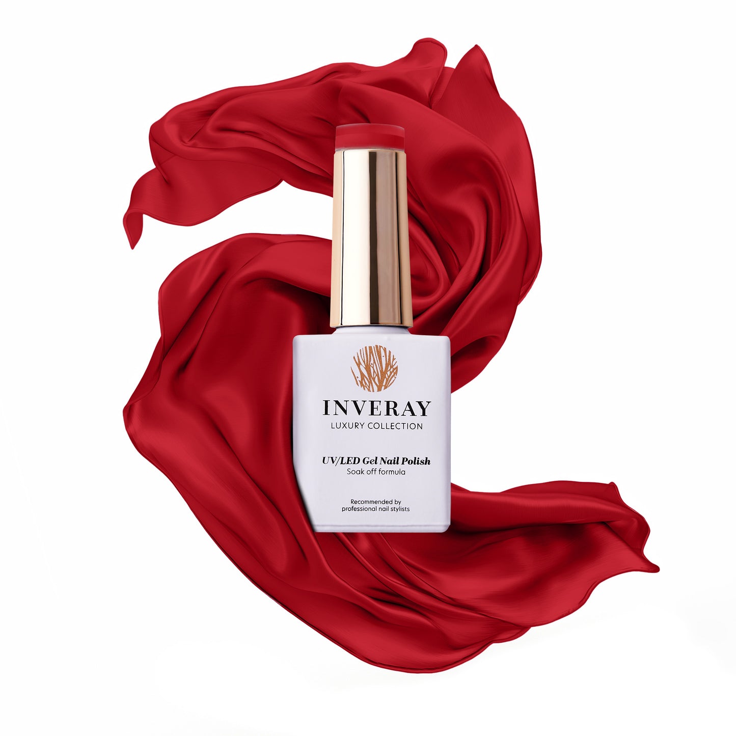 Inveray UV/LED Gel Nail Polish Luxury Collection N°288 CRIMSON FONDANT 10ml