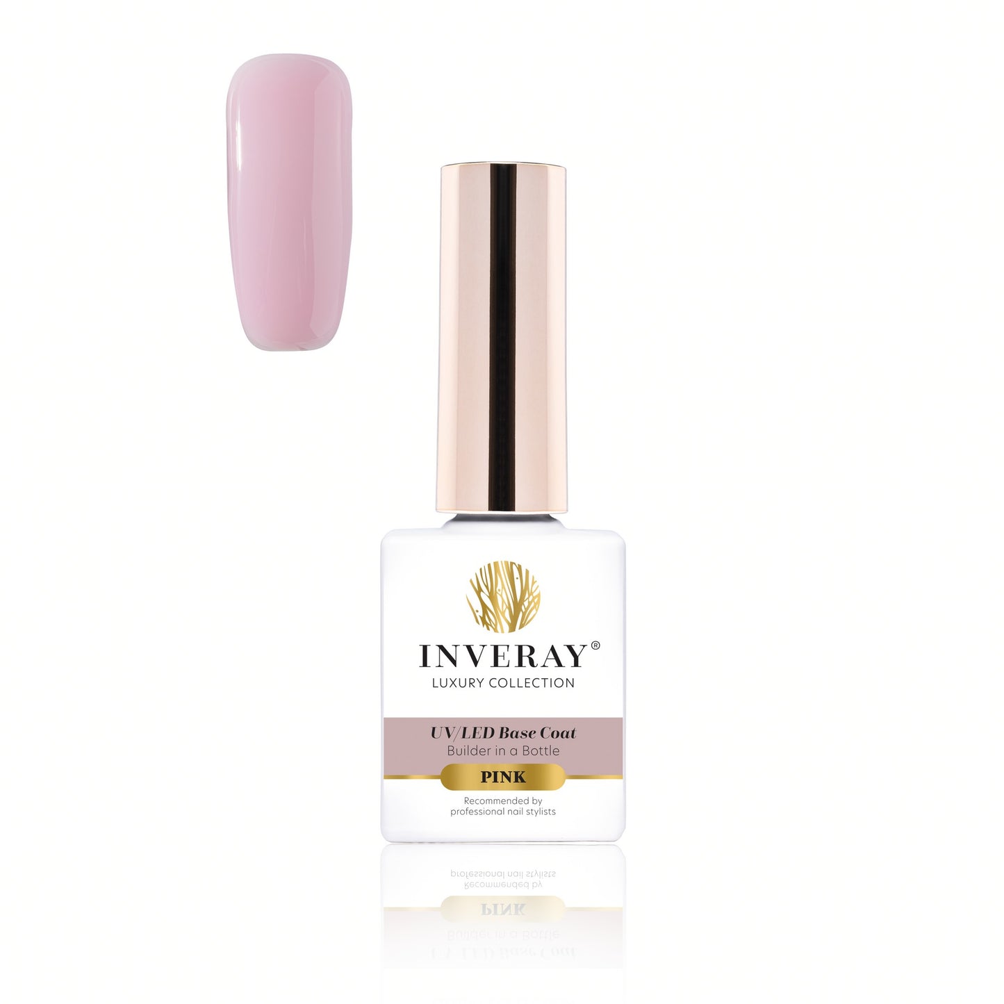 Inveray UV/LED Builder in a Bottle PINK Base Coat Luxury Collection 10ml