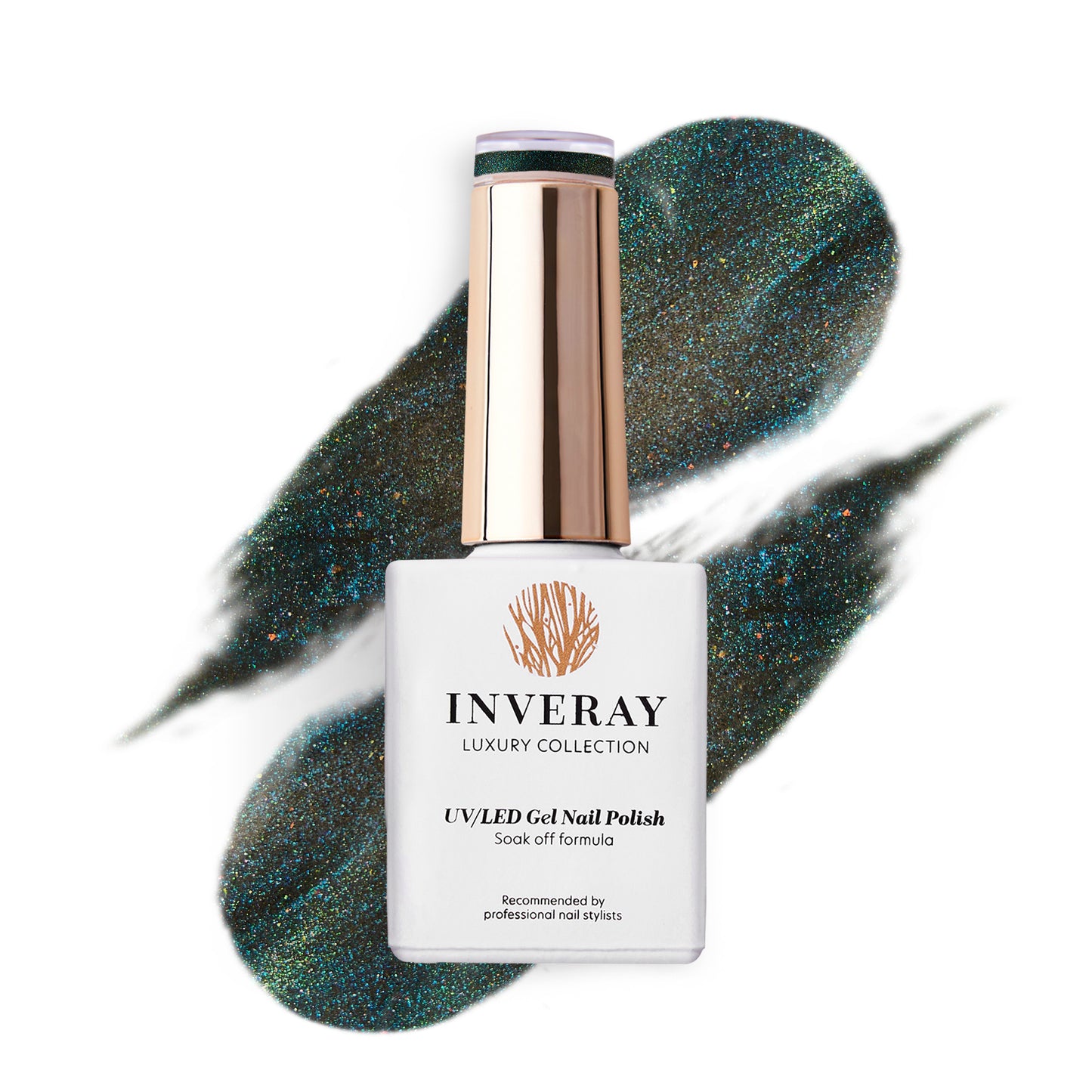 Inveray UV/LED Gel Nail Polish N°268 MYSTIC LAGOON (cat eye) 10ml