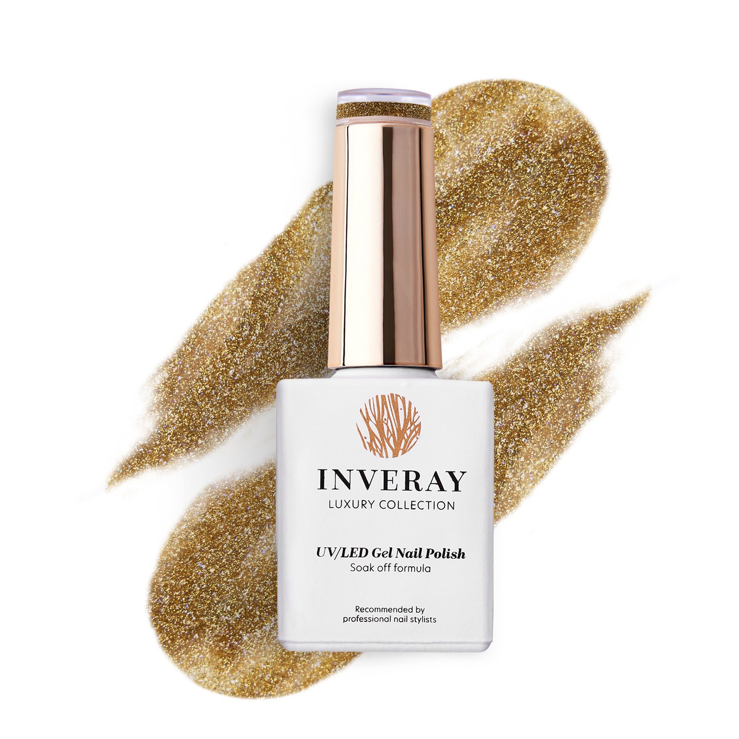 Inveray UV/LED Gel Nail Polish Luxury Collection N°264 FORTUNA’S GOLD 10ml