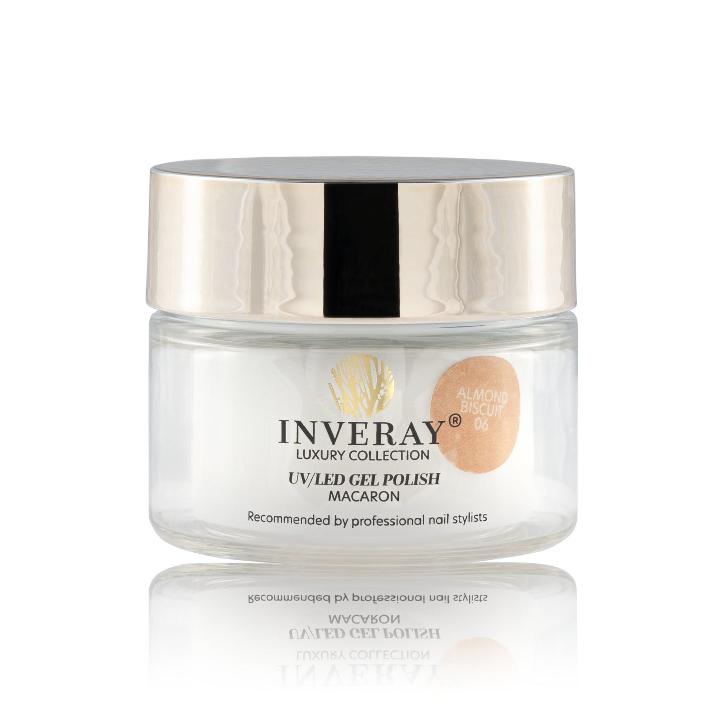 Inveray UV/LED Gel Nail Polish MACARON 006 ALMOND BISCUIT 10ml