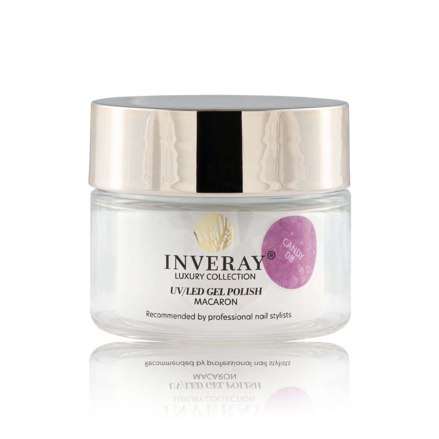 Inveray UV/LED Gel Nail Polish MACARON 008 CANDY 10ml