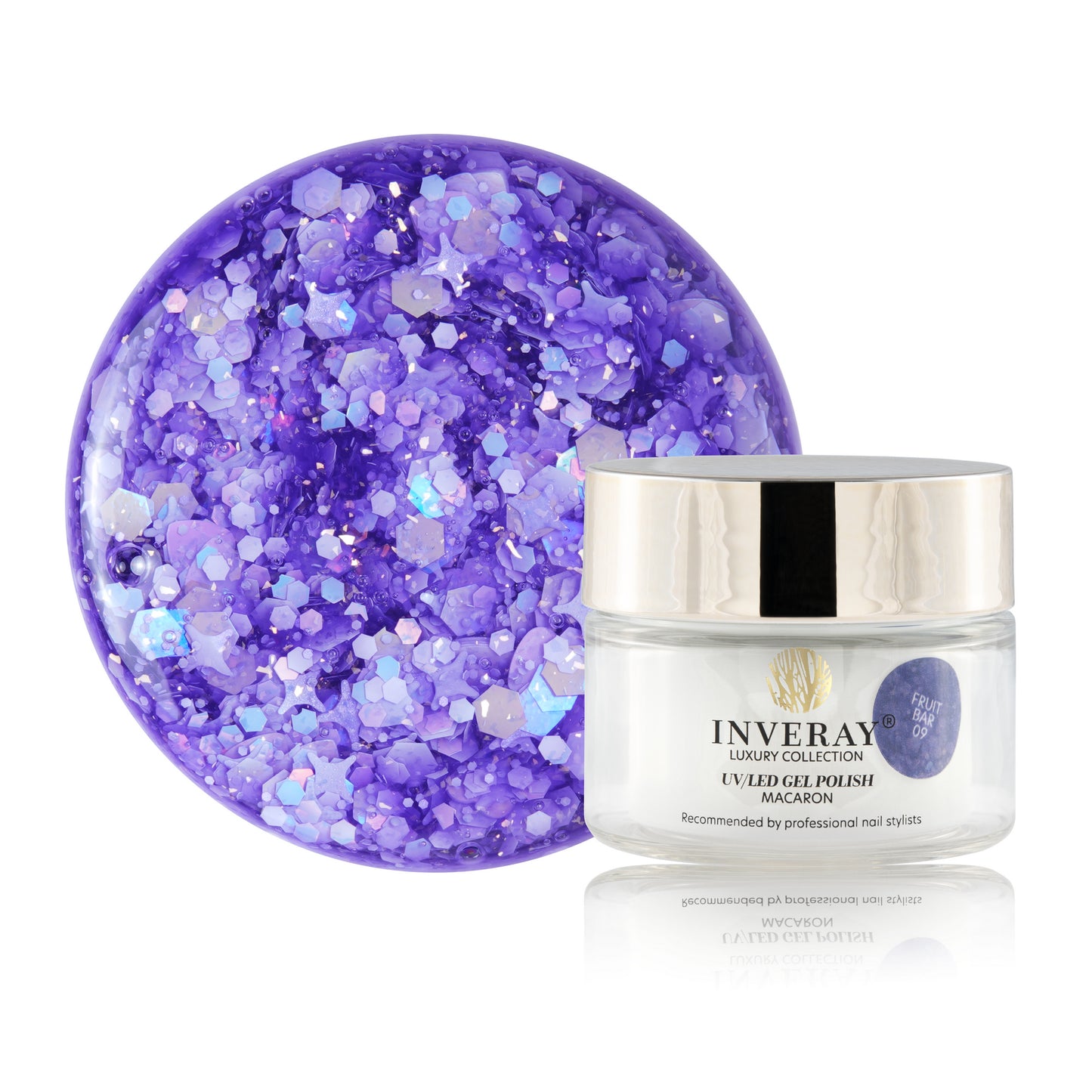 Inveray UV/LED Gel Nail Polish MACARON 009 FRUIT BAR 10ml