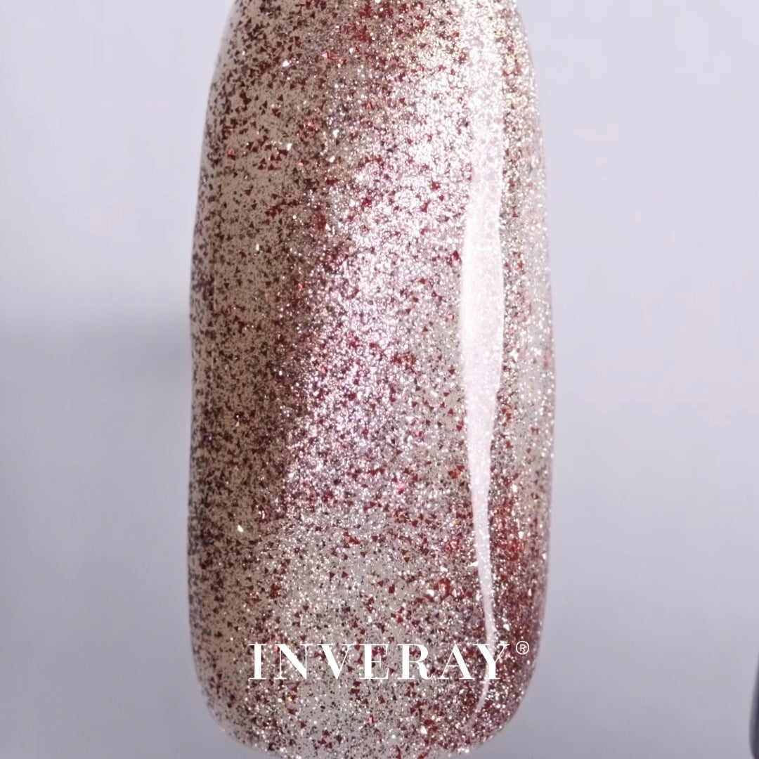 274 Inveray UV/LED Gel Nail Polish N°274 CORAL FLAME (cat eye) 10ml