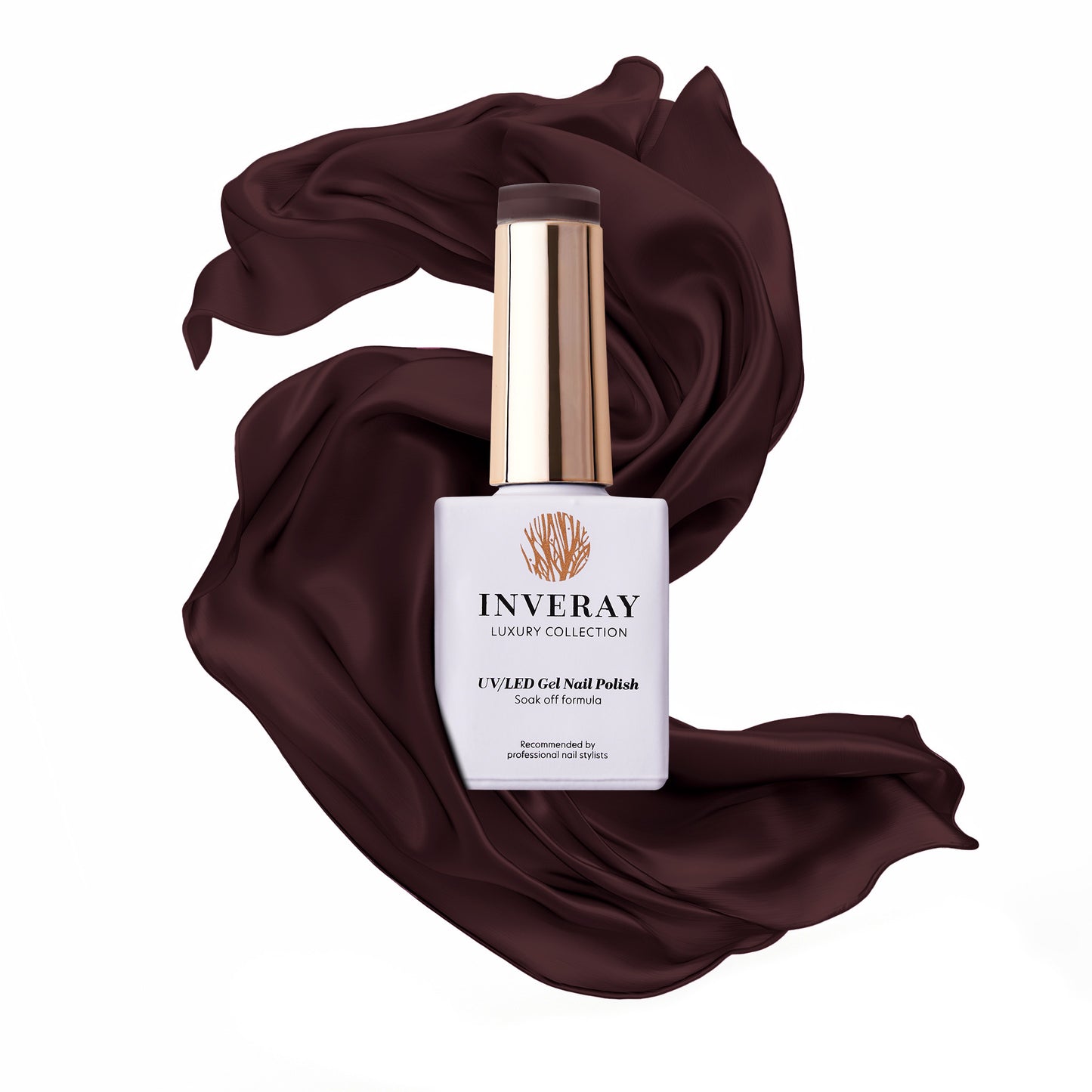 Inveray UV/LED Gel Nail Polish Luxury Collection N°281 PRUNE GANACHE 10ml