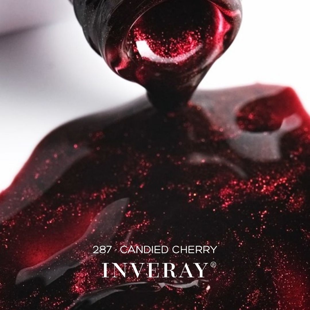 287 Inveray UV/LED Gel Nail Polish Luxury Collection N°287 CANDIED CHERRY (cat eye) 10ml