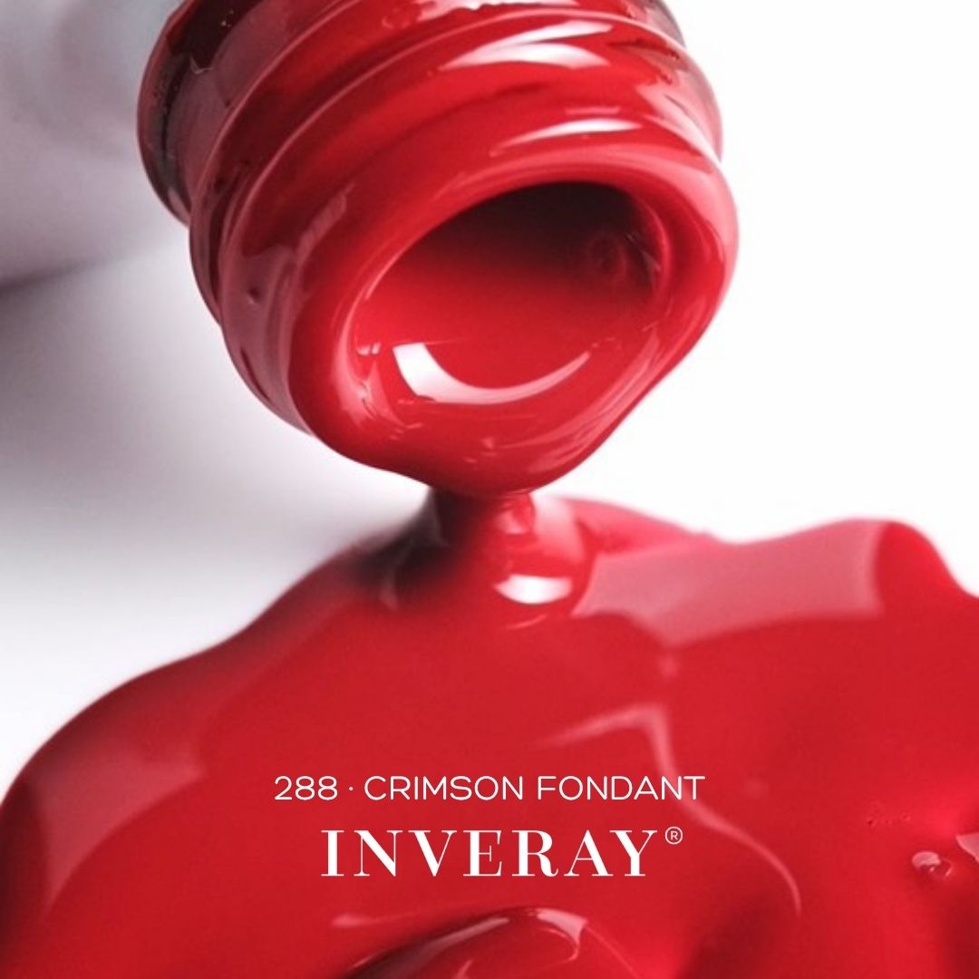 288 Inveray UV/LED Gel Nail Polish Luxury Collection N°288 CRIMSON FONDANT 10ml