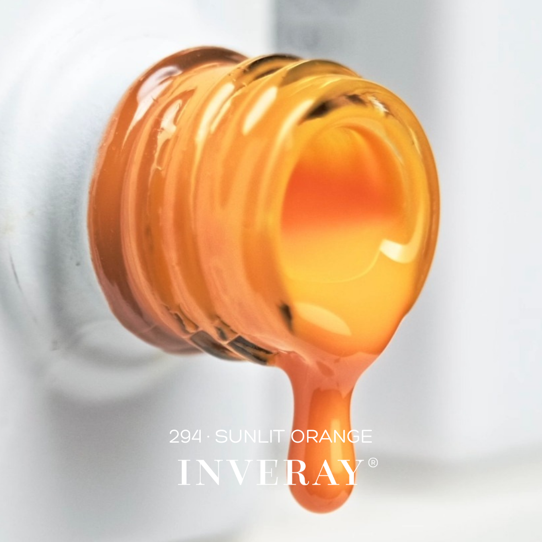 294 Inveray UV/LED Gel Nail Polish Luxury Collection N°294 SUNLIT ORANGE 10ml