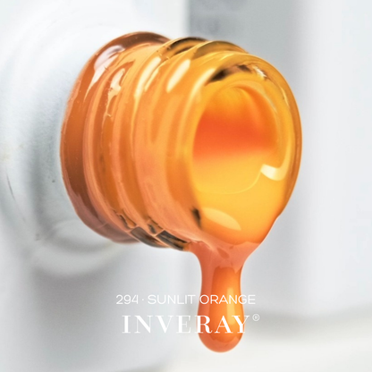 294 Inveray UV/LED Gel Nail Polish Luxury Collection N°294 SUNLIT ORANGE 10ml