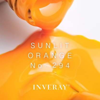 294 Inveray UV/LED Gel Nail Polish Luxury Collection N°294 SUNLIT ORANGE 10ml