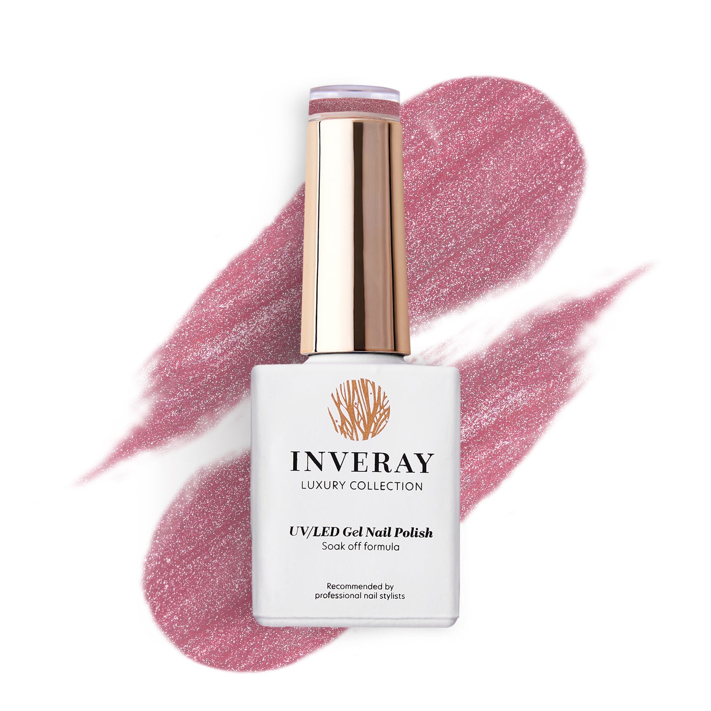 Inveray UV/LED Gel Nail Polish Luxury Collection N°313 GOLDEN DUNE (KOREAN CAT EYE) 10ml